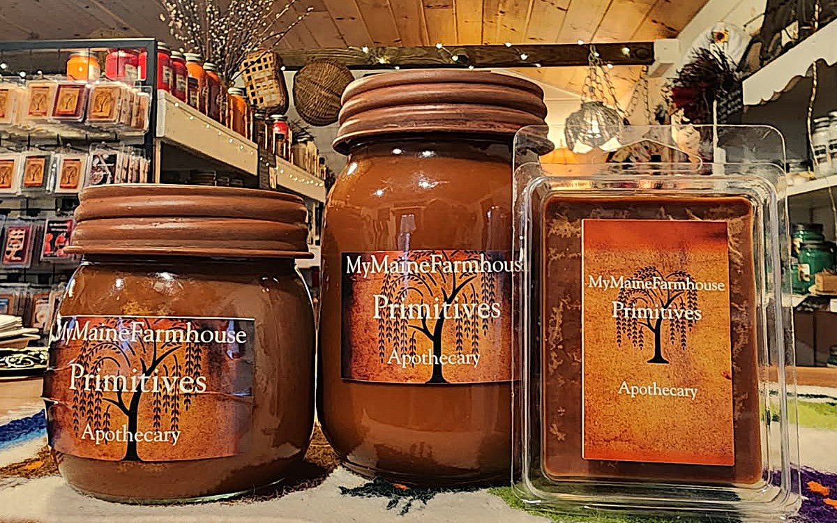 Apothecary Soy Candle – Herbal, Clean & Calming Vintage-Inspired Scent Primitive