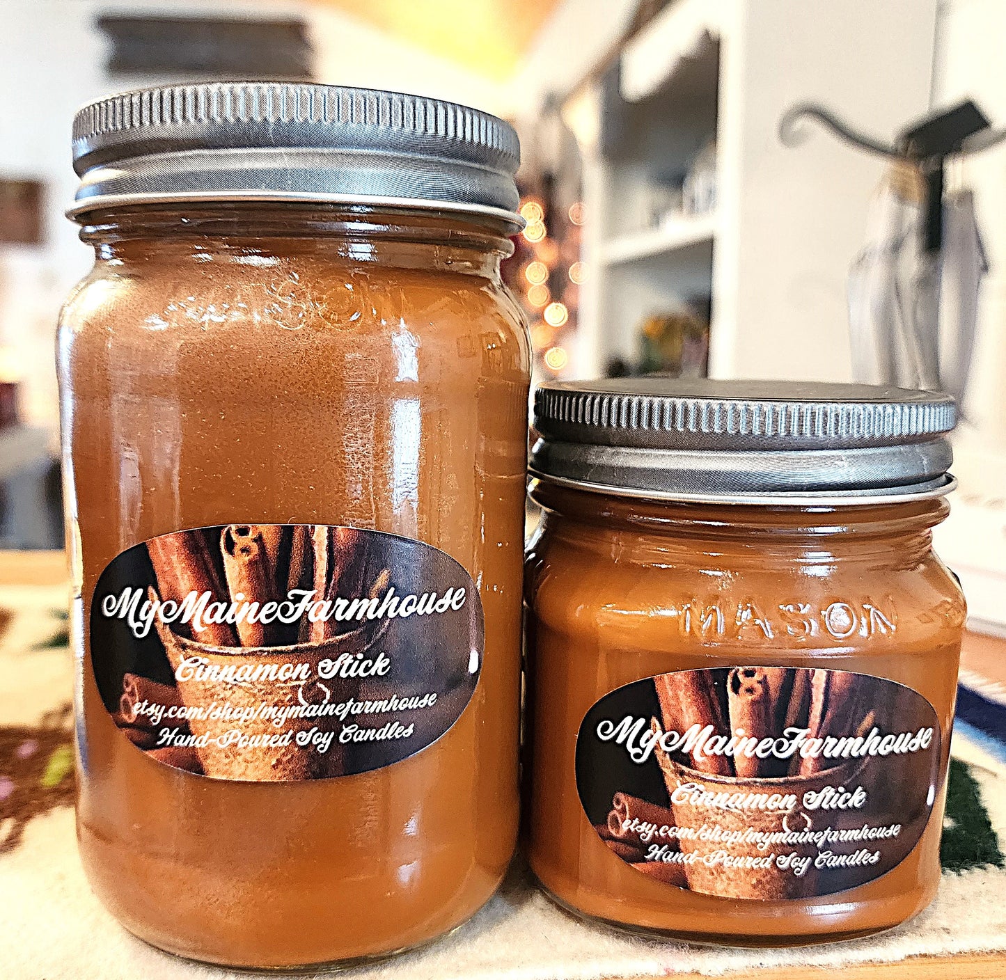 Cinnamon Stick Soy Candle – Warm Spiced Cinnamon & Cozy Classic Scent