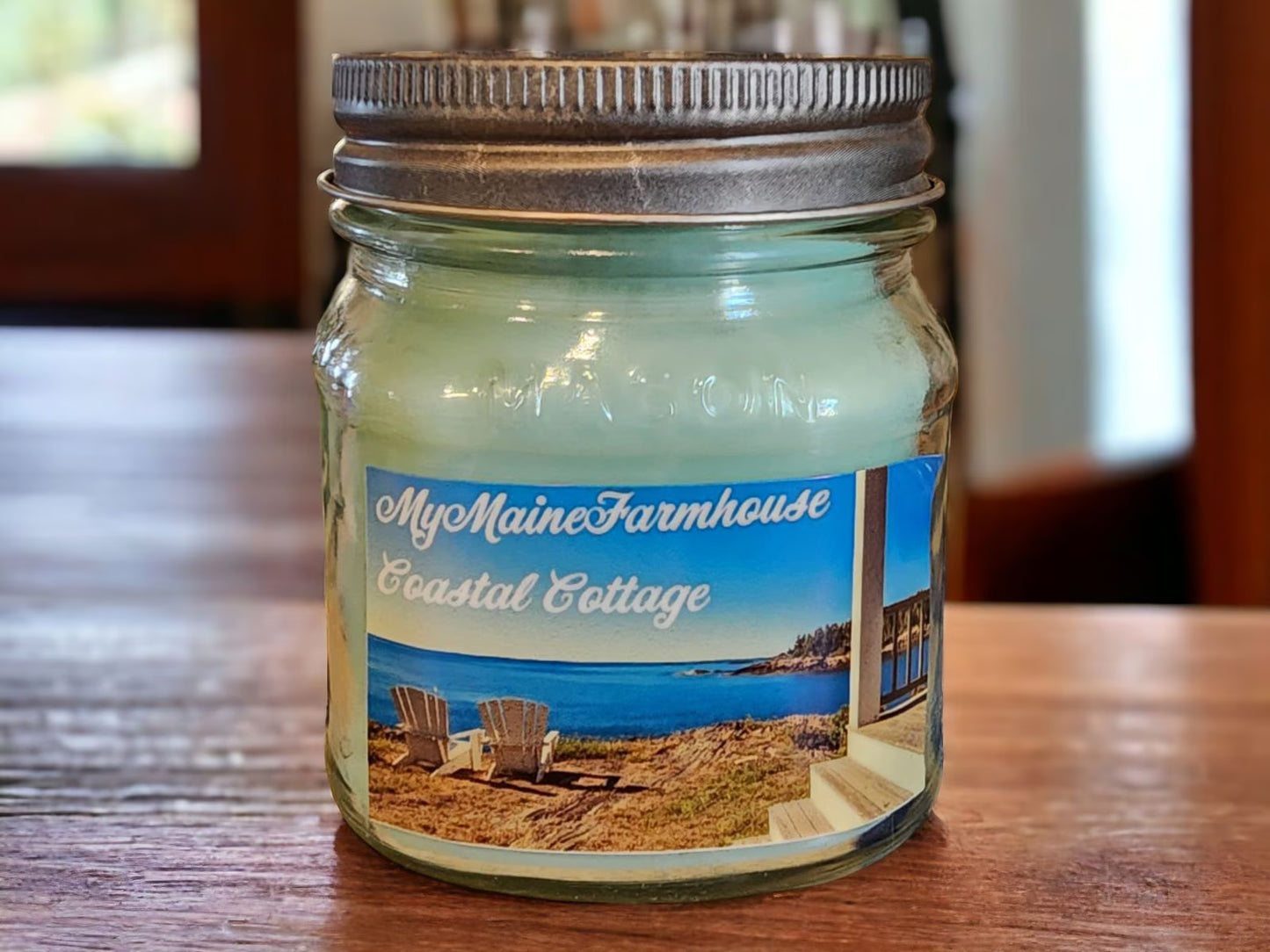 Coastal Cottage Soy Candle | Fresh Ocean-Inspired Clean Fragrance
