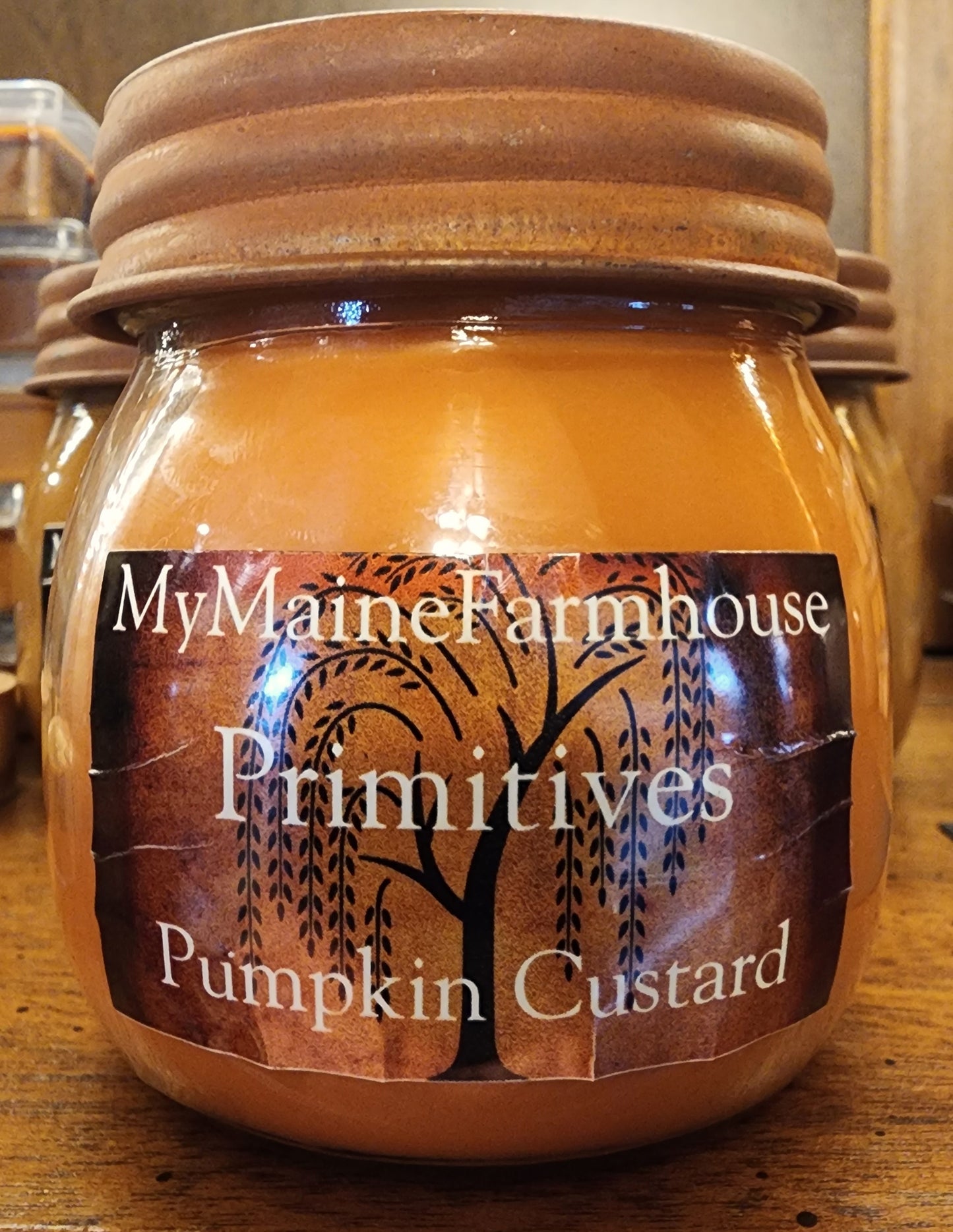 Butterscotch & Bourbon Soy Candle – Warm Sweet & Smooth Cozy Scent Primitive