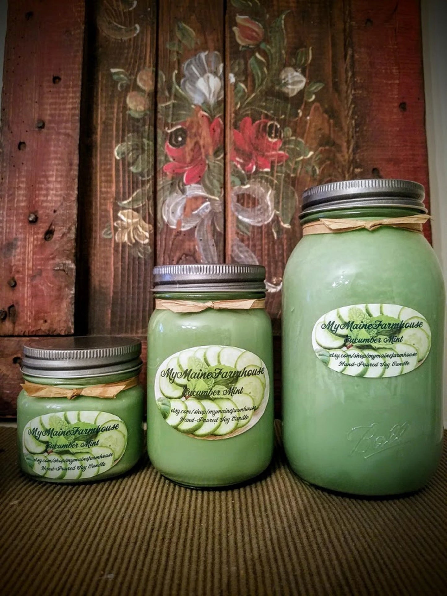 Cucumber Mint Soy Candle
