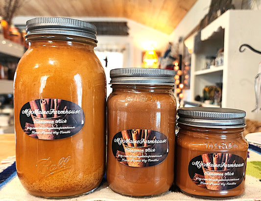 Cinnamon Stick Soy Candle – Warm Spiced Cinnamon & Cozy Classic Scent