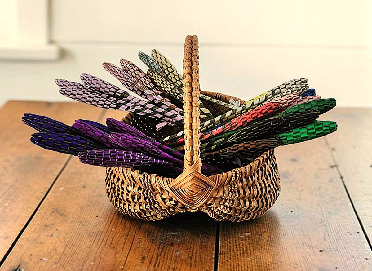 Handwoven Lavender Wand • Maine Grown • Traditional Botanical Keepsake • Fragrant Farmhouse Gift