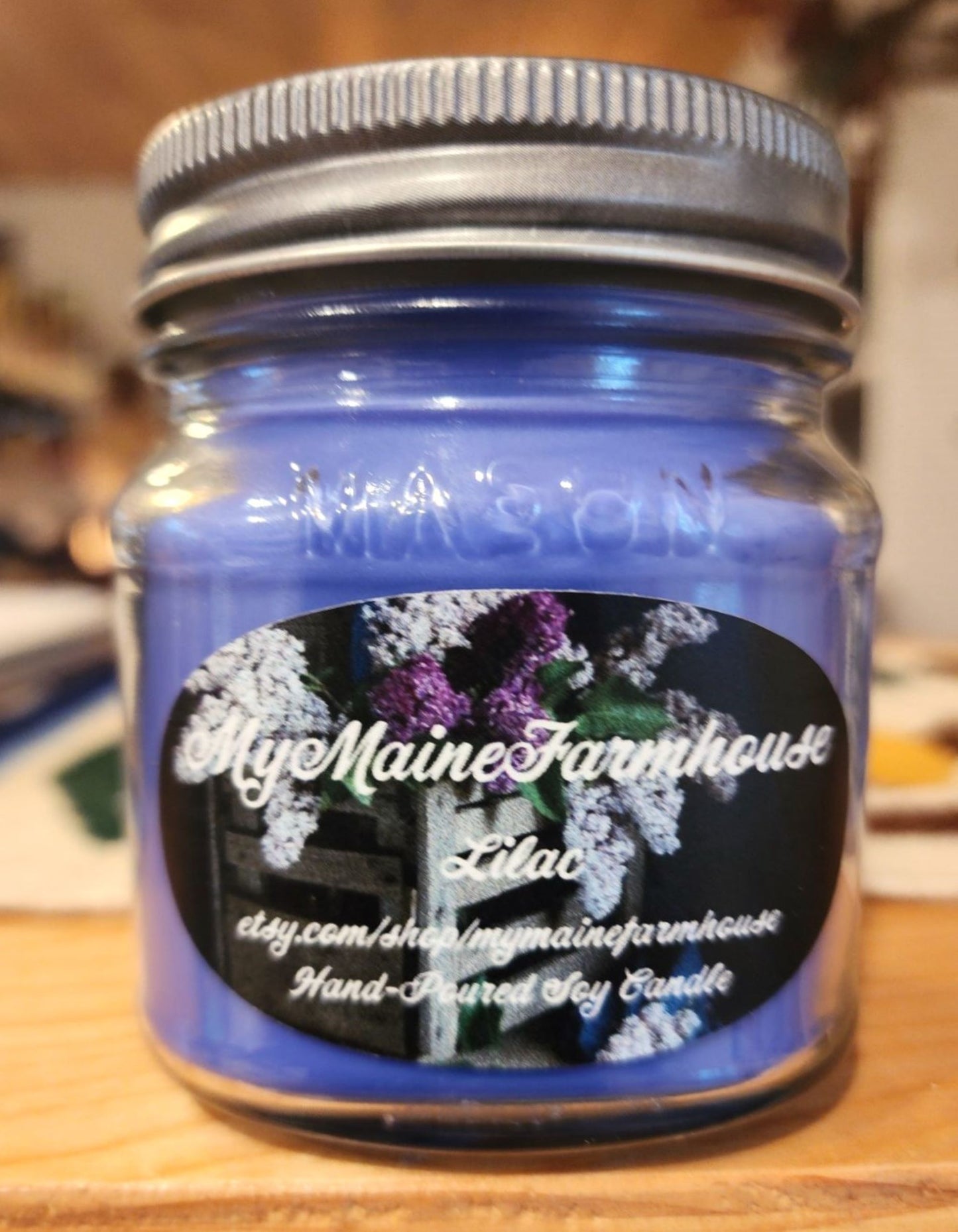 Lilac Soy Candle | Fresh Spring Floral | Hand-Poured in Maine