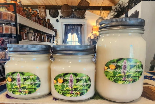 Sun-Kissed Patchouli Soy Candle – Soft Earthy Patchouli & Warm Golden Glow Scent
