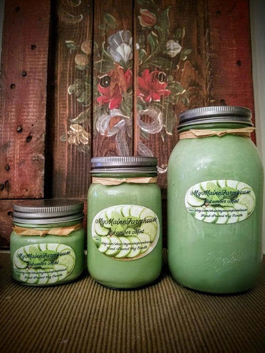 Cucumber Mint Soy Candle
